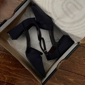 Satin heels size 7